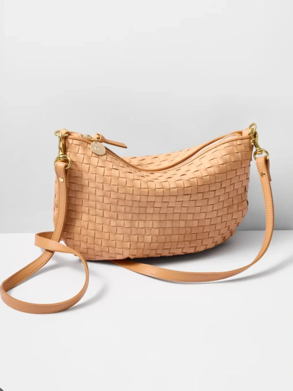 Clare V Petit Moyen Camel Leather Bag - Picture 2 of 10